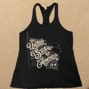 Under Armour Womens navy tank top USA United States